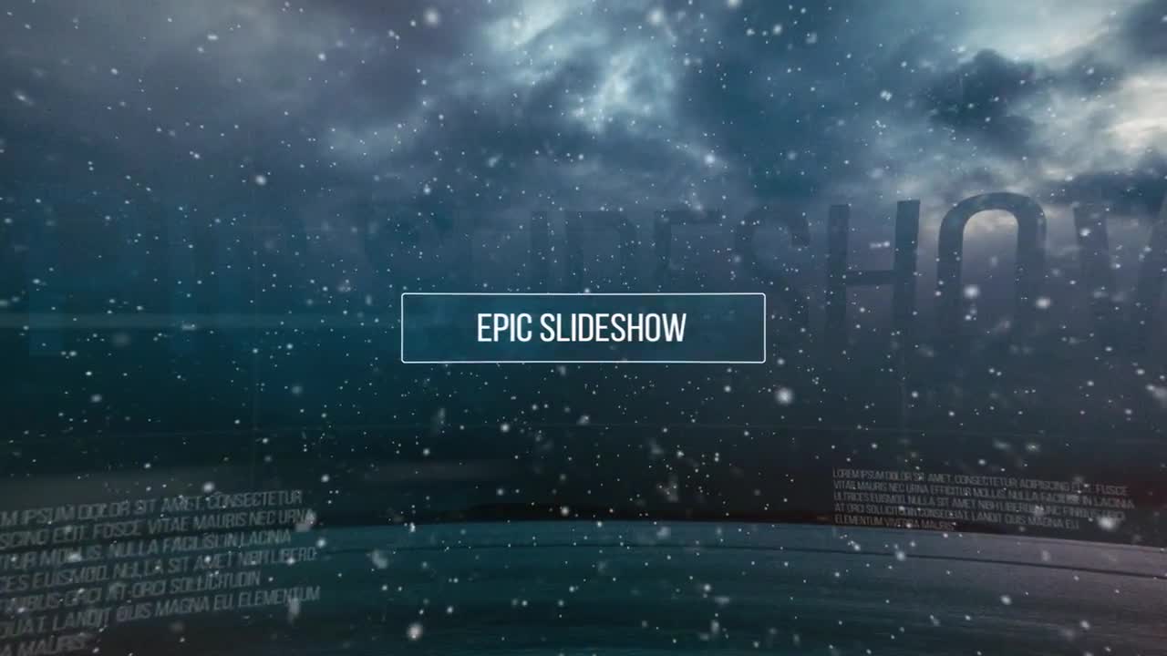 epic slideshow after effects template free download
