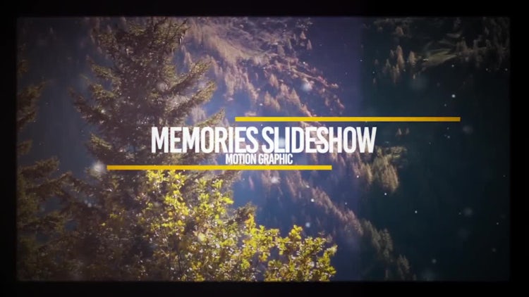 Memories Slideshow: After Effects Templates