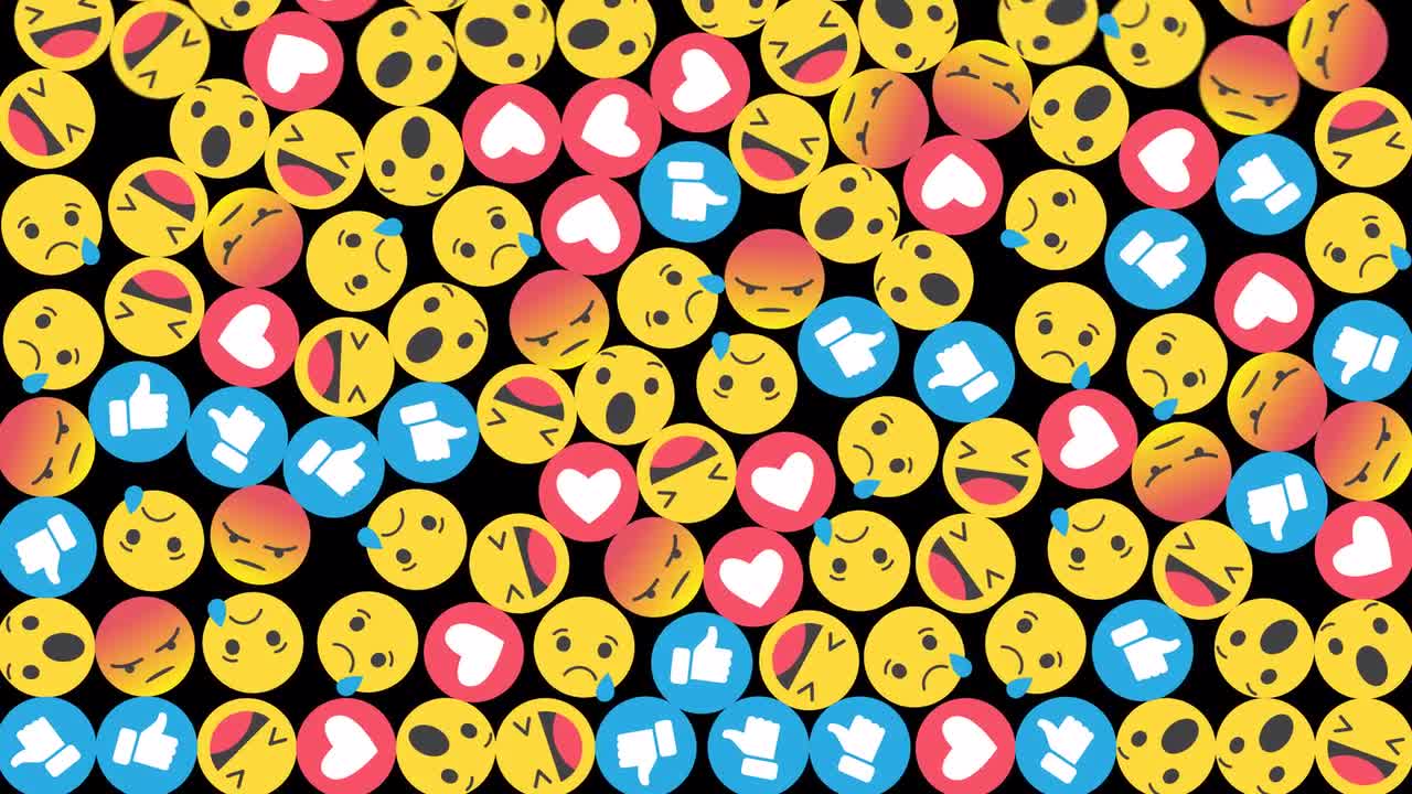 Falling Emojis - Stock Motion Graphics | Motion Array