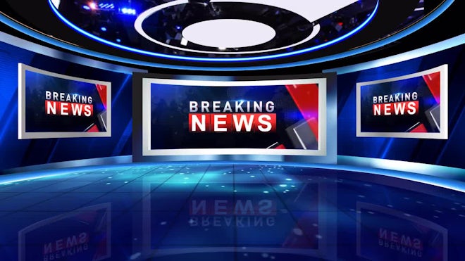 Breaking News Studio Background - Stock Motion Graphics | Motion Array