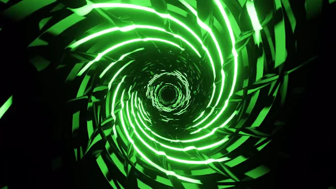 Green Vortex Wallpaper