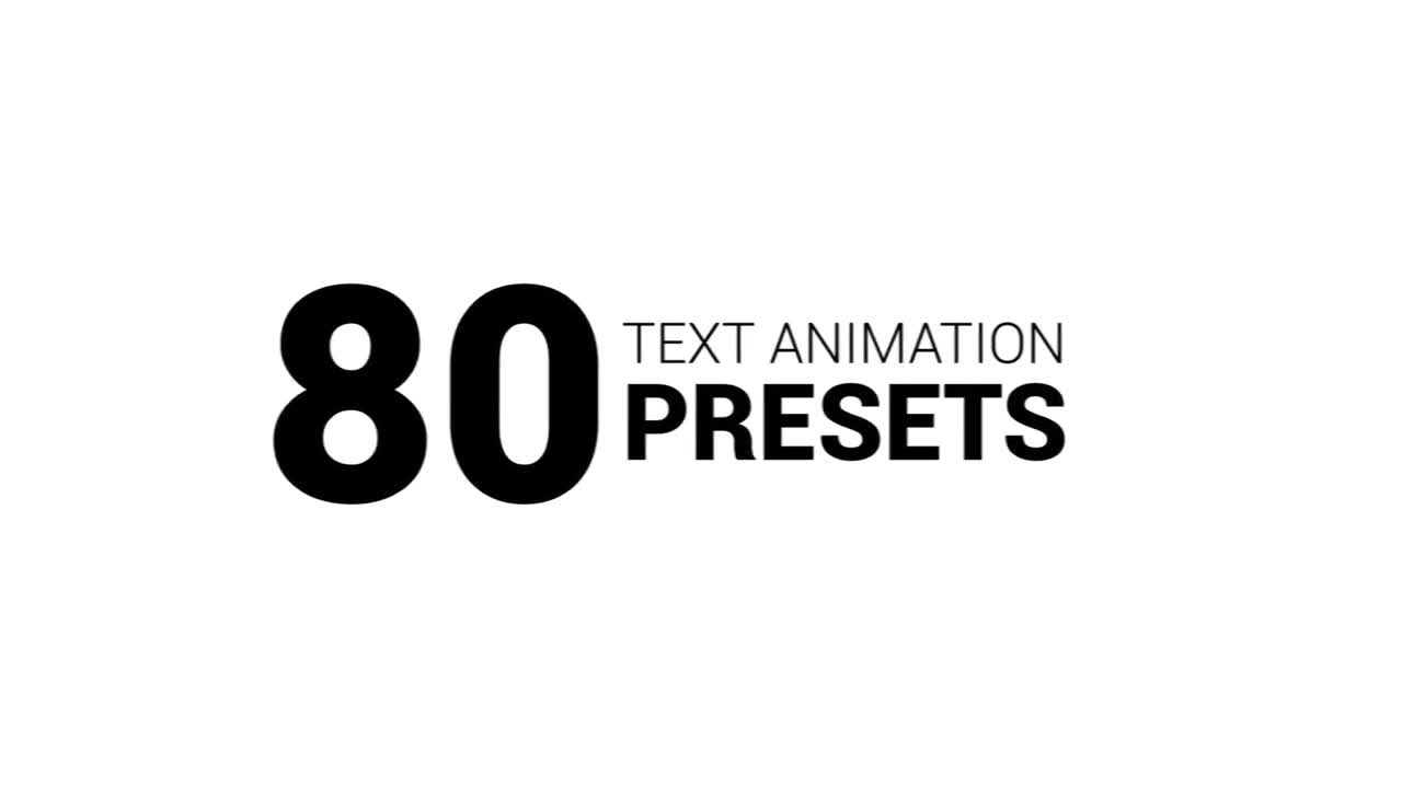text animation presets after effects cs6 free download