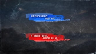 Brush Strokes Lower Third: Motion Graphics