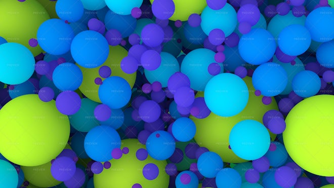 Colored Spheres Balls - Stock Photos | Motion Array