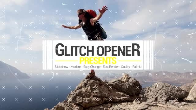 Glitch Opener: After Effects Templates