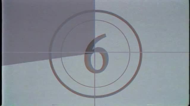 VHS Gray-Theme Countdown: Stock Motion Graphics