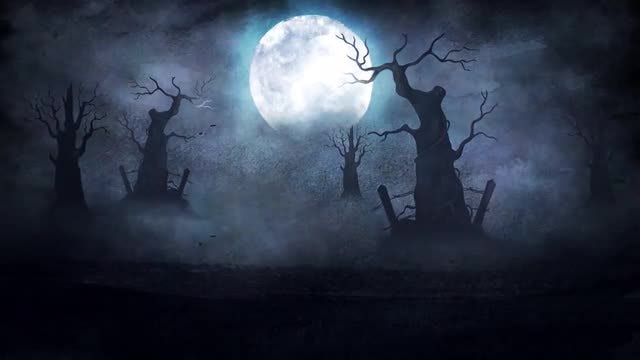 Halloween Night 4K: Stock Motion Graphics