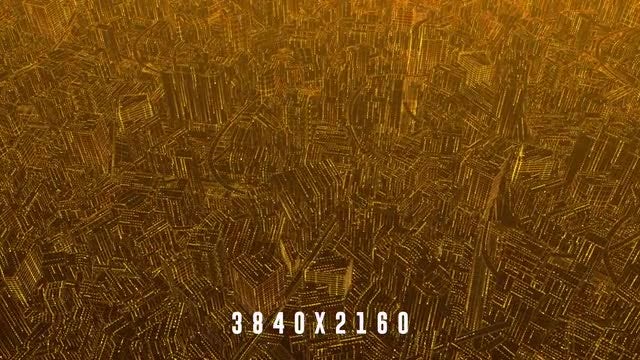 4K Data City: Stock Motion Graphics