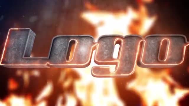 Fire and Metal Logo: After Effects Templates