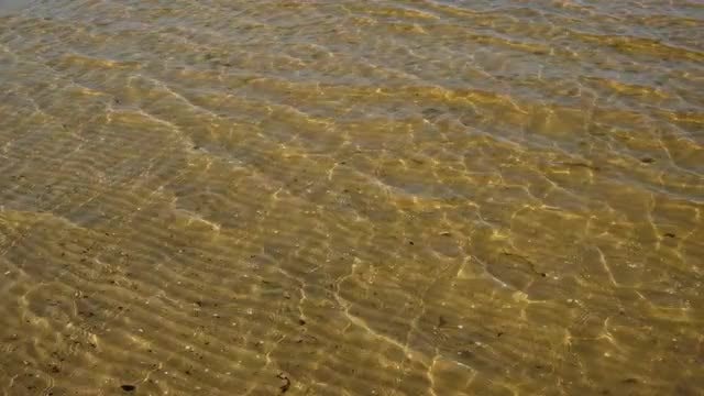 Calming Sea Waves On Shore: Stock Video