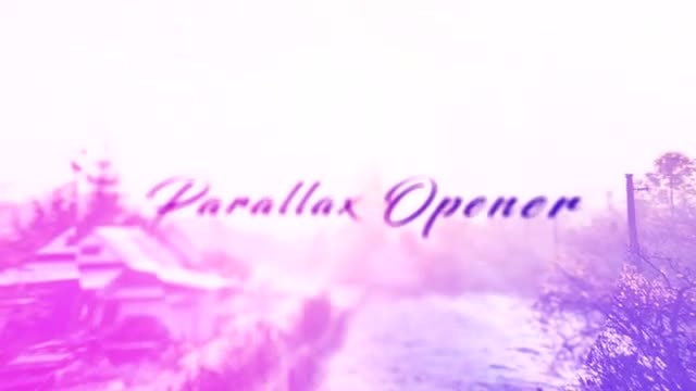 Parallax Opener: After Effects Templates
