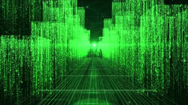 Digital Matrix City: Stock Motion Graphics