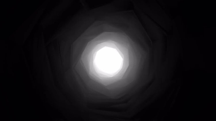 Low Poly End Of Tunnel: Stock Motion Graphics