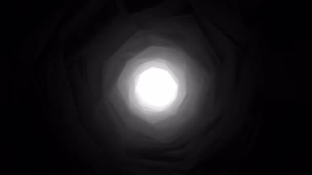 Low Poly End Of Tunnel: Stock Motion Graphics
