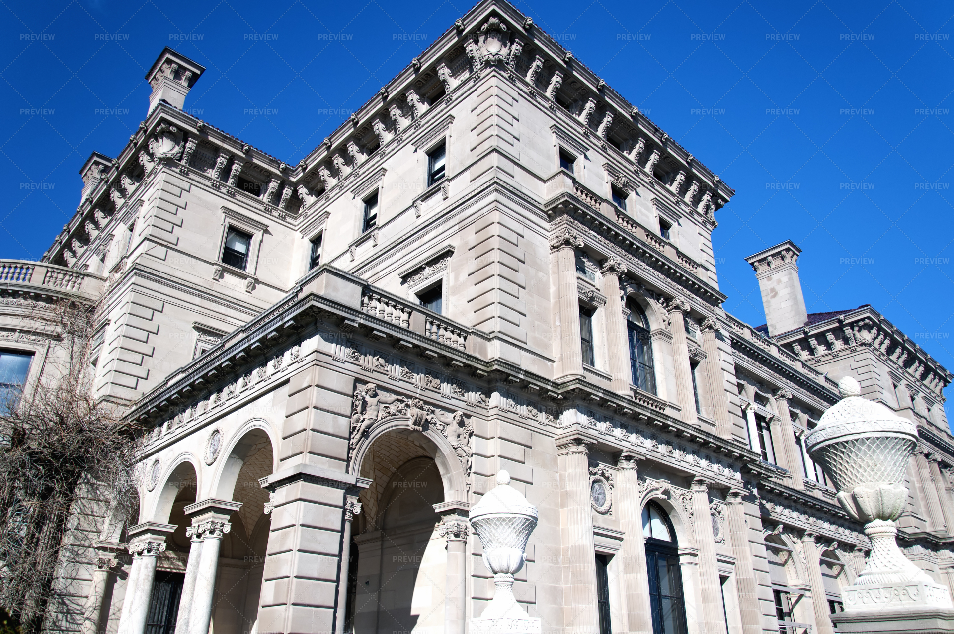 The Breakers Mansion Exterior Newport US Stock Photos Motion Array   Preview 1212384 ER2HiunVPQqmbAoG Large 