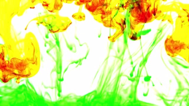 Ink Drops Spreading In Water: Stock Video