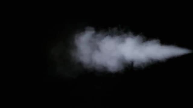 White Smoke Blown In Air: Stock Video