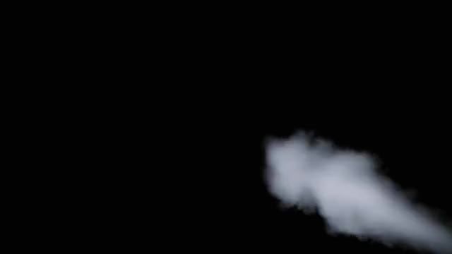 Water Steam Blowing Diagonally: Stock Video