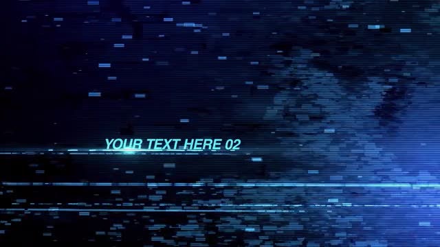 Data Blocks: After Effects Templates