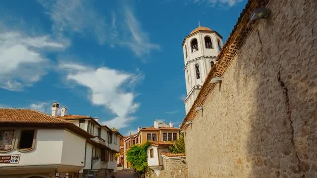 Walking The Streets Of Plovdiv: Stock Video
