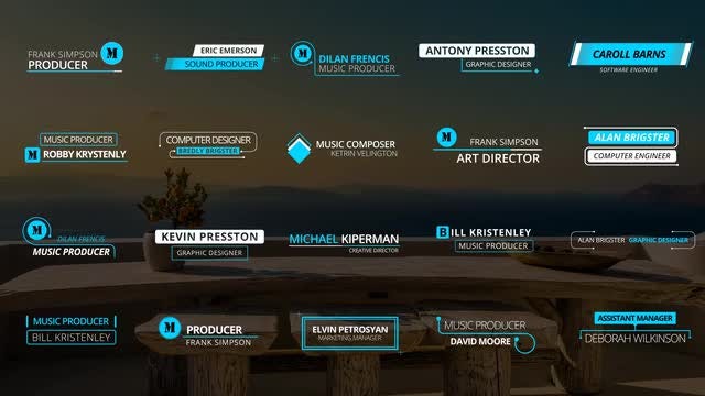 20 Lower Thirds: After Effects Templates