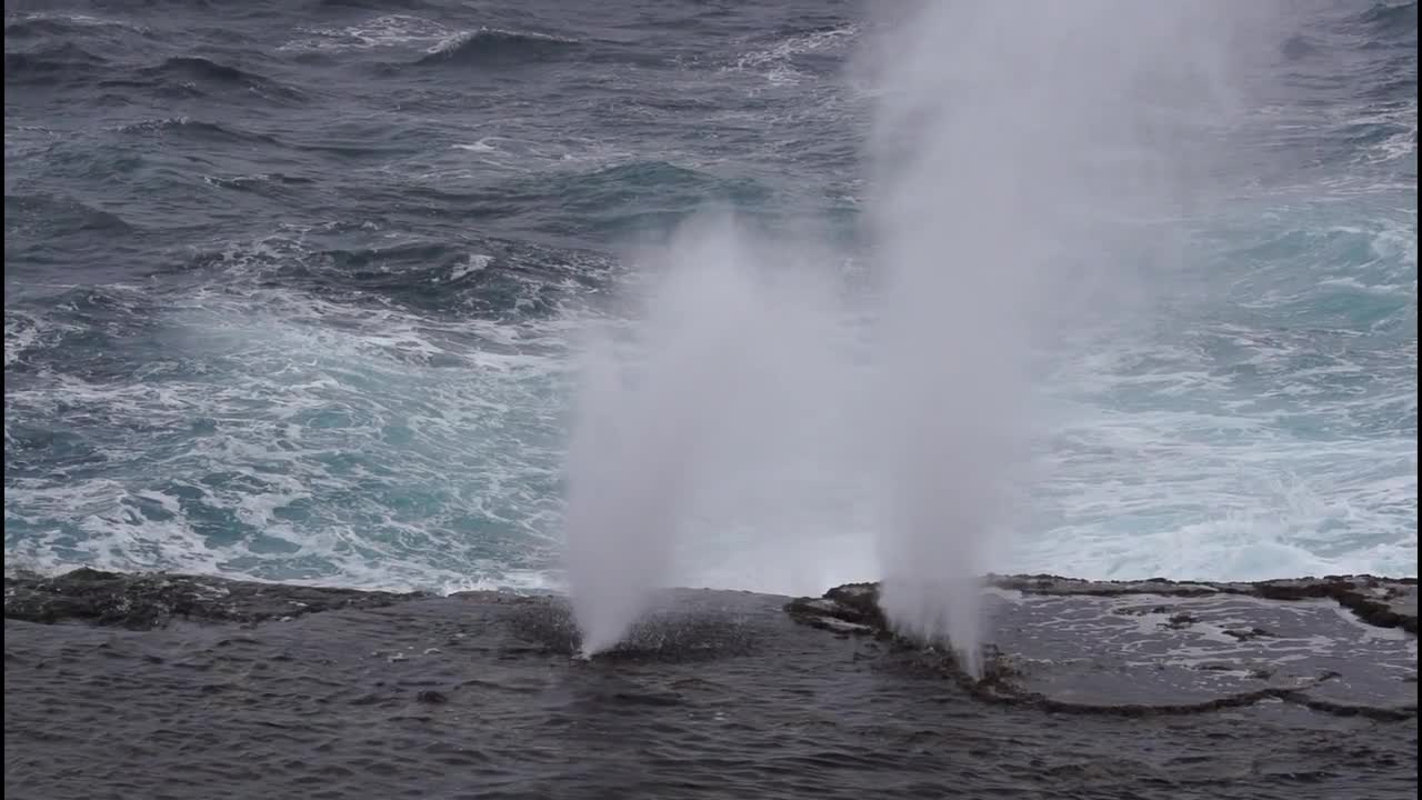 Water Shooting Out Of Rocks - Stock Video | Motion Array