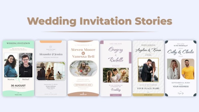 Wedding invitation #invitation Animation Template - #1545500