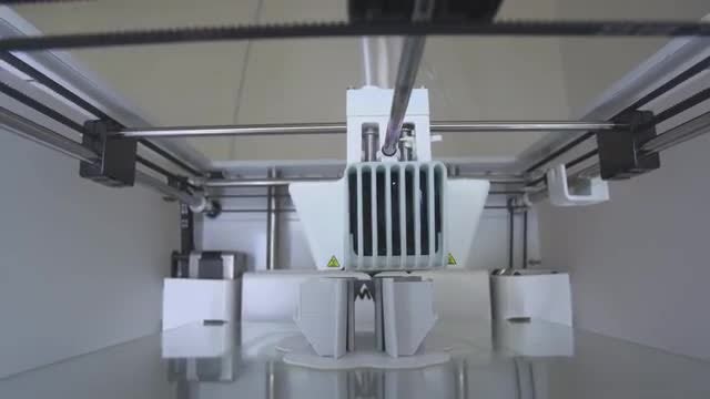 Large Format 3D Printer: Stock Video
