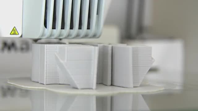 Close-up Shot Of 3D Printer: Stock Video