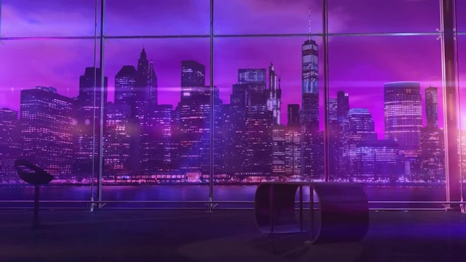 Animated Night City Background - Stock Motion Graphics | Motion Array