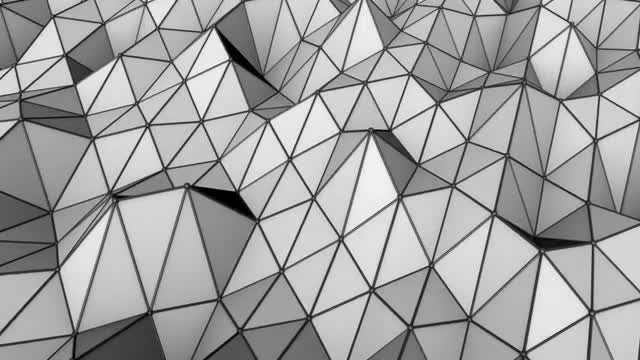 Low Poly Triangular Waves: Stock Motion Graphics