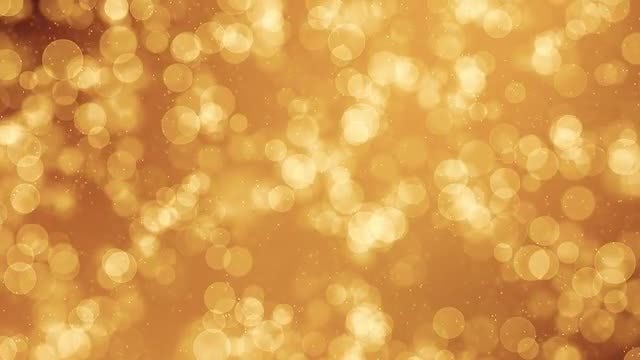 Gold Particles Backgrounds: Stock Motion Graphics