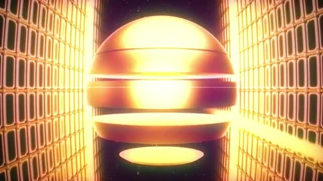 Retro Striped Sun VJ Loop: Stock Motion Graphics