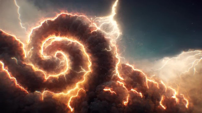 Lightning Storm Background Loop - Stock Motion Graphics | Motion Array