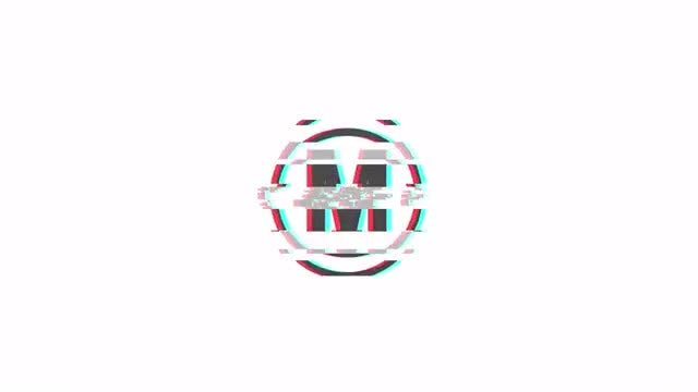 Inverted Color Glitch Logo: After Effects Templates