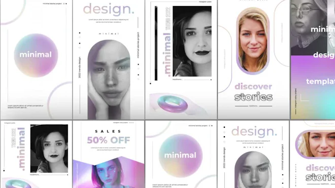 Creative Minimalist Posts And Stories