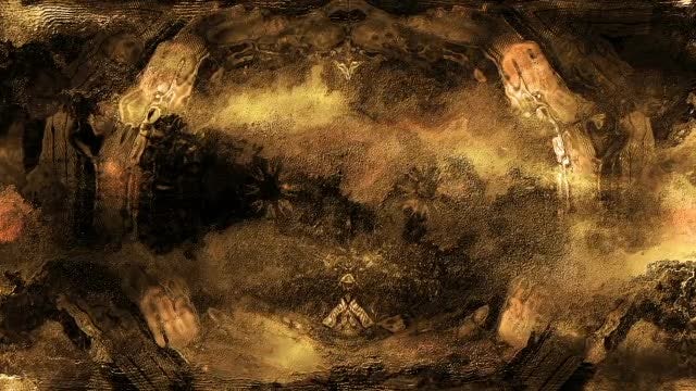 Ancient Fantasy Backgrounds Under Water: Stock Motion Graphics