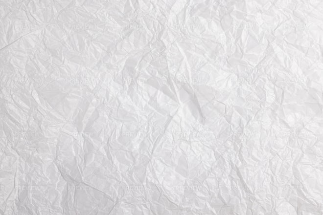 White Paper Texture Background Crumpled White Stock Photo