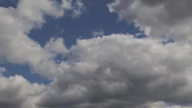 Heavy Gray Clouds Time Lapse: Stock Video