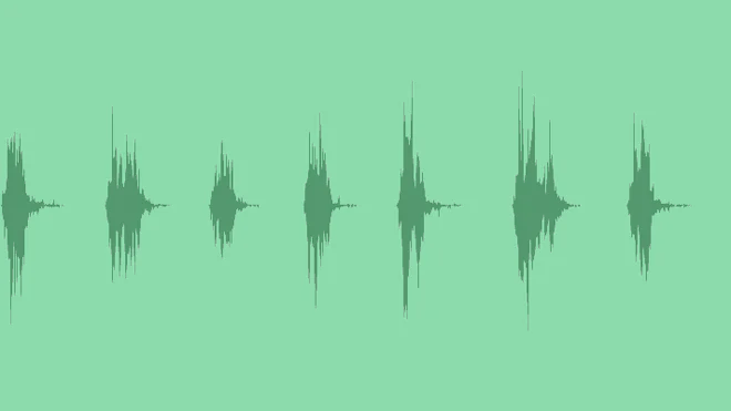 Large Water Bubbles Sound Effects Motion Array