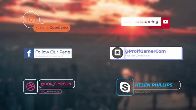 Social Media Titles I: Motion Graphics Templates