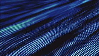 Blue Dotted Waves: Motion Graphics