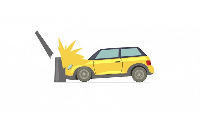 Slow Motion Car Crash Overlay - Stock Motion Graphics | Motion Array