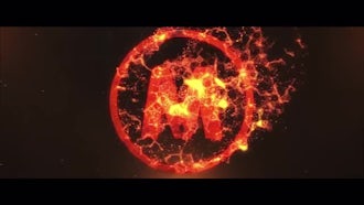 Flame logo: After Effects Templates