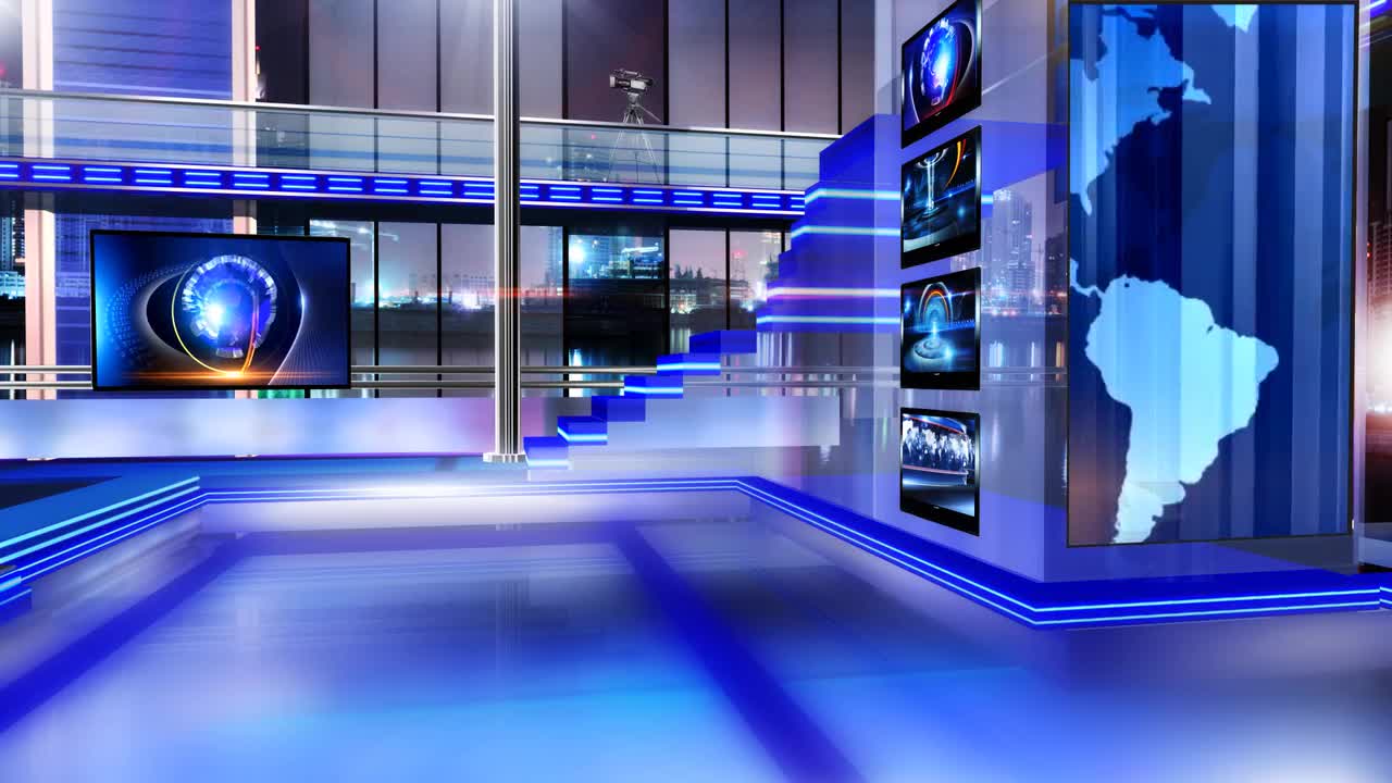 Television Studio Virtual Studio Set Ideal For Green Screen Compositing  Stock Photo - Download Image Now - iStock