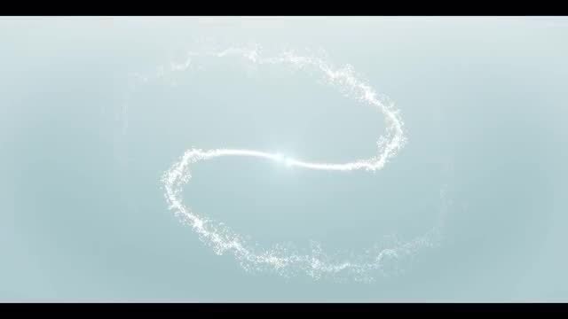 Bright & Clean Particle Logo: DaVinci Resolve Templates