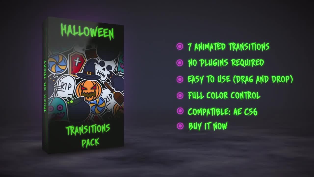 Halloween Transitions After Effects Templates Motion Array