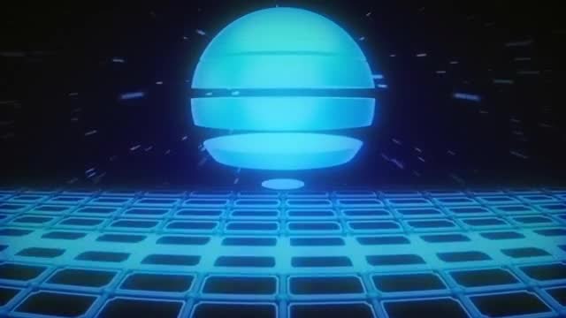 Retro Striped Sun VJ Loop: Stock Motion Graphics