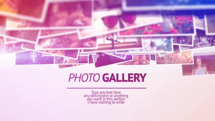 Photo Gallery: After Effects Templates