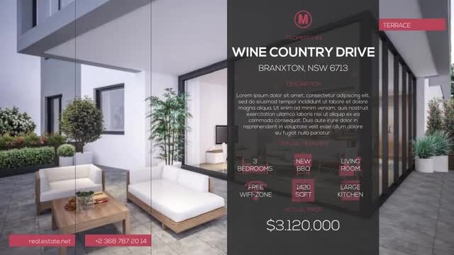 Real Estate Presentation III: After Effects Templates
